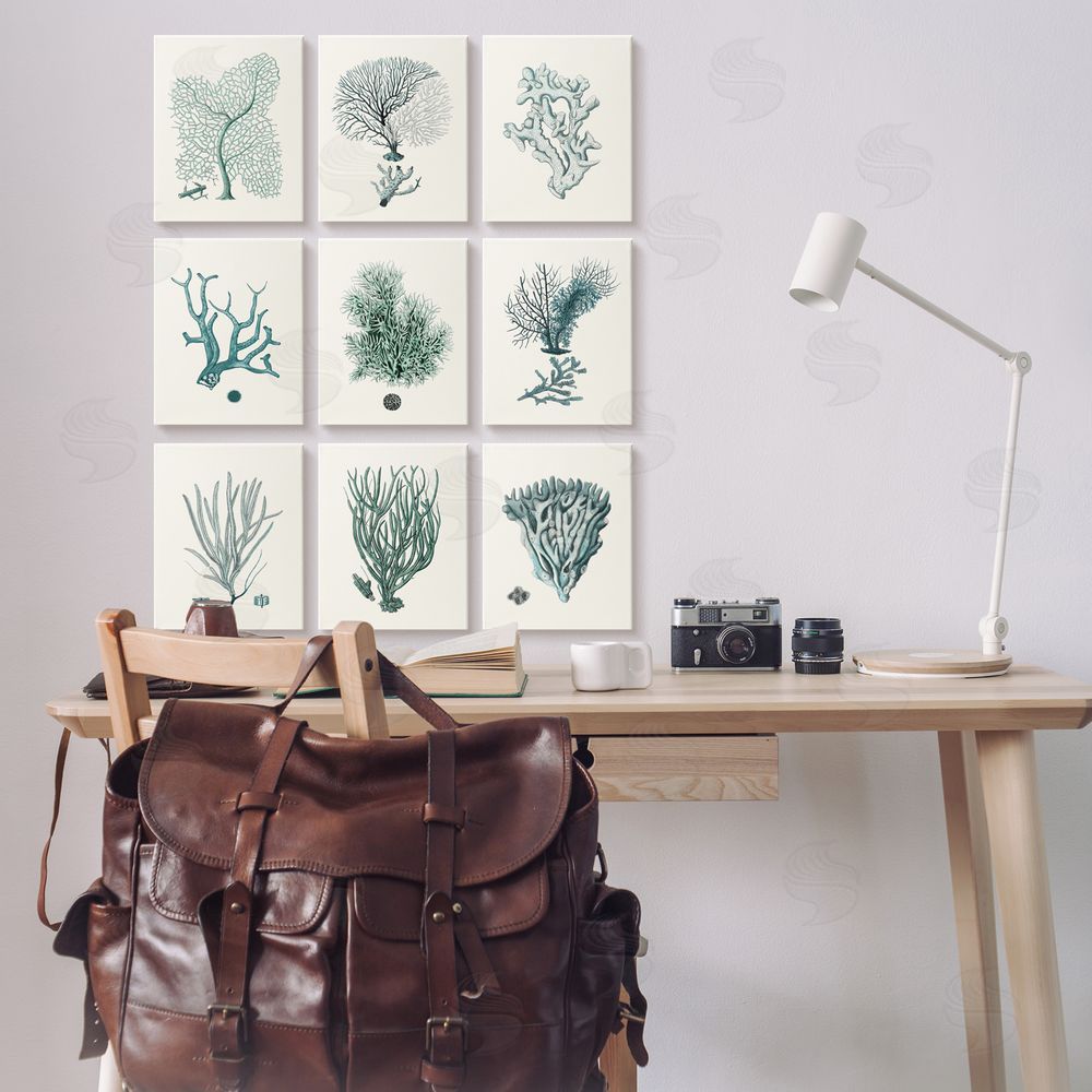 Johann Esper Deep Sea Coral Arrangement Plant Life Canvas Wall Art Print in Room