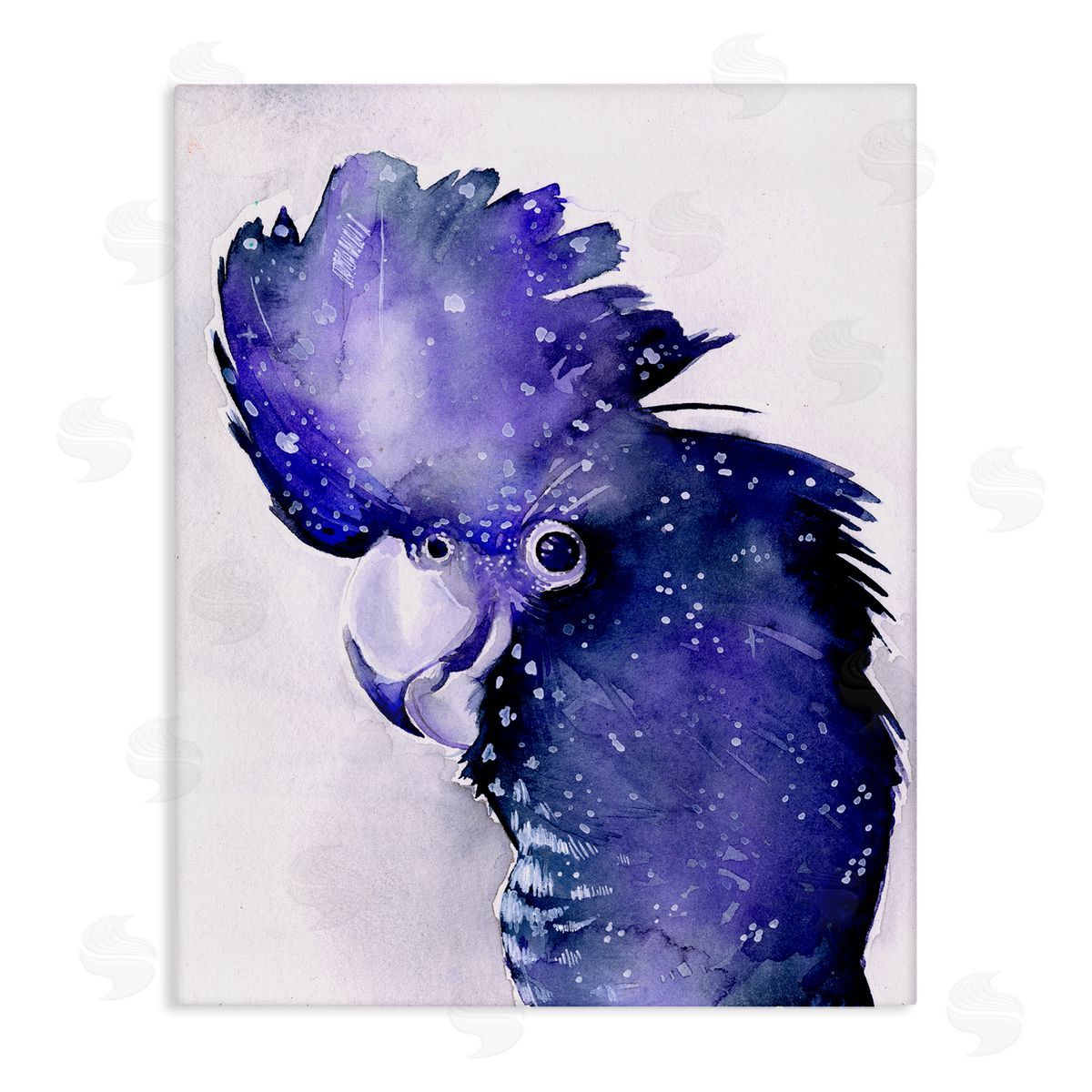 Space Bird Purple Canvas Wall Art, Home Decor by Jennifer Paxton Parker