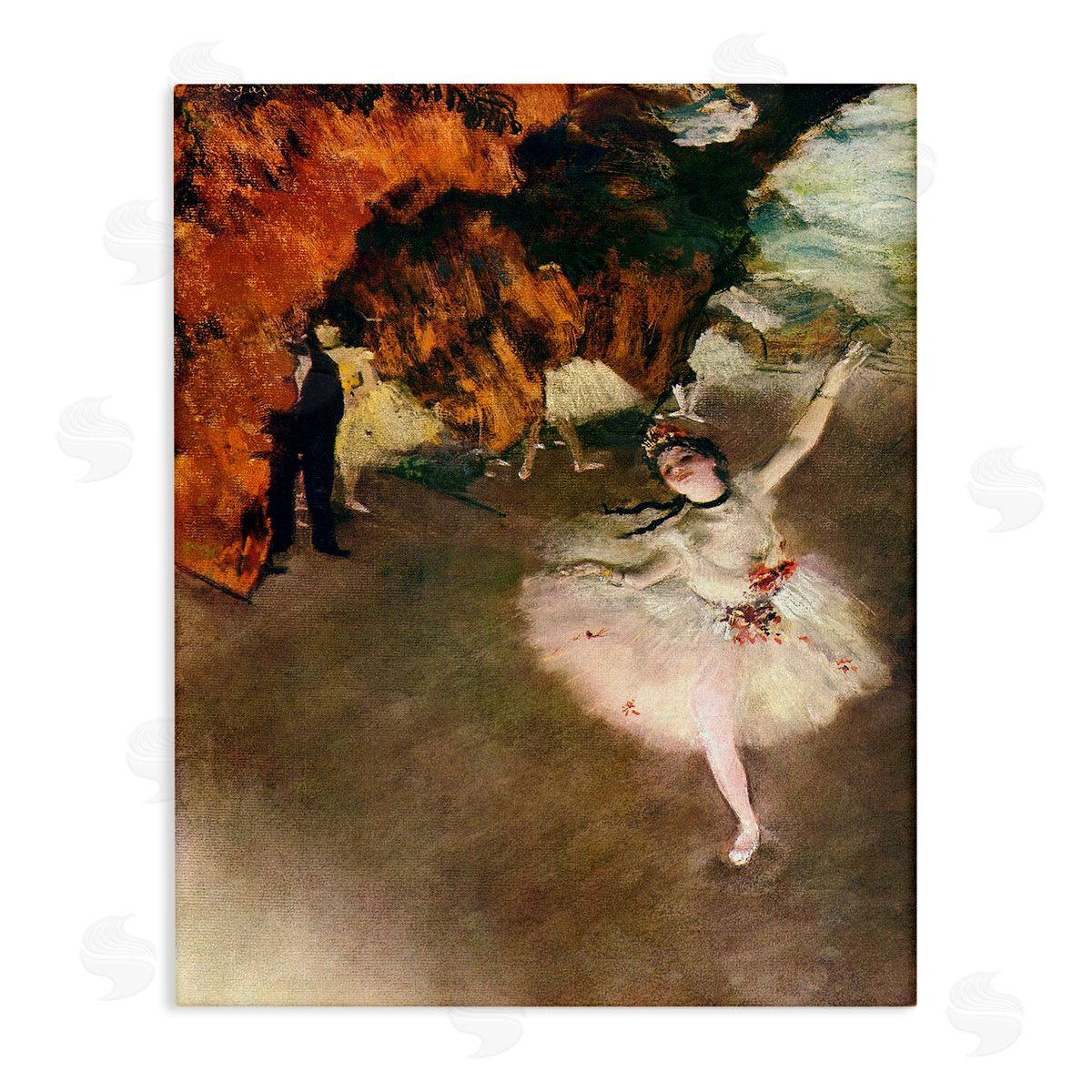 Ballet - l'etoile Classical Painting Canvas Wall Art, Home Decor by Edgar Degas