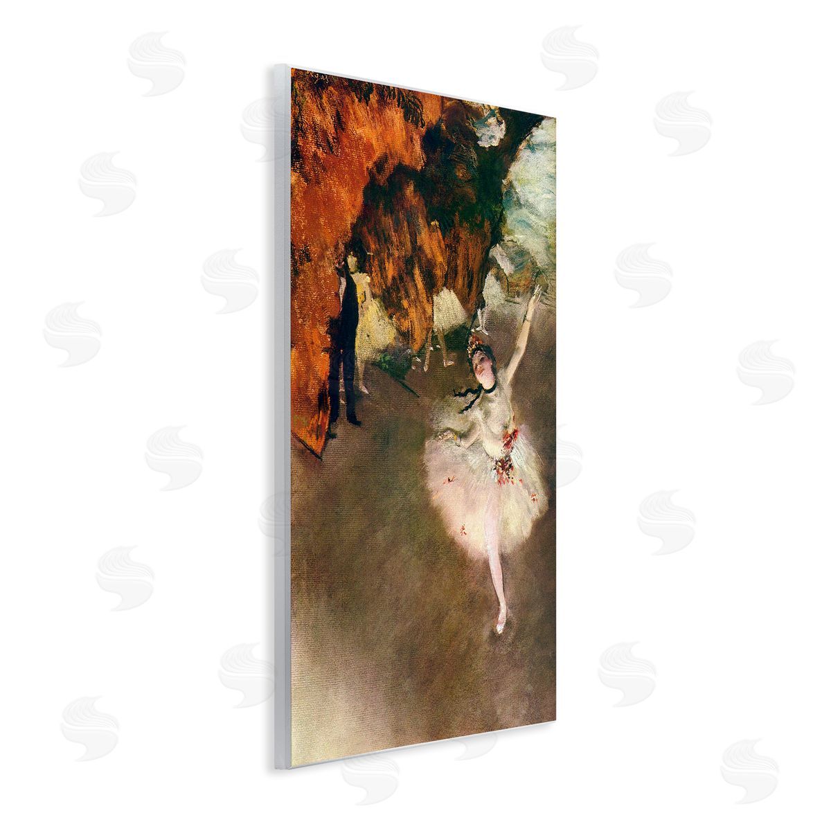 Ballet - l'etoile Classical Painting Wood Plaque Wall Art, Home Decor by Edgar Degas