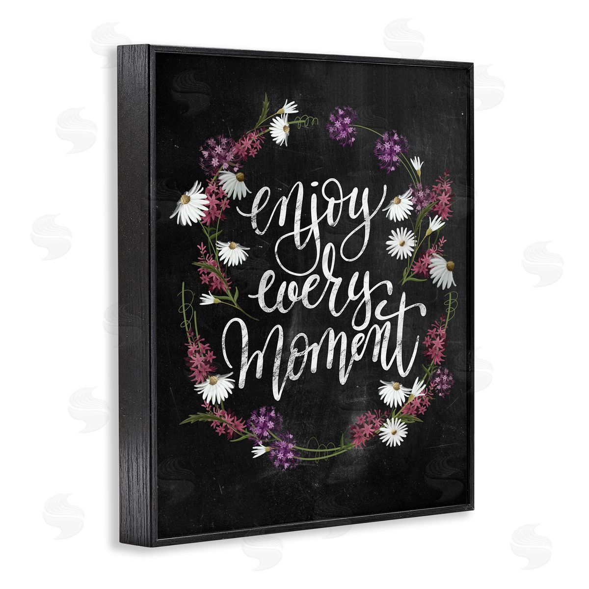 Enjoy Every Moment Black Frame Print Wall Art, Home Decor by House Fenway