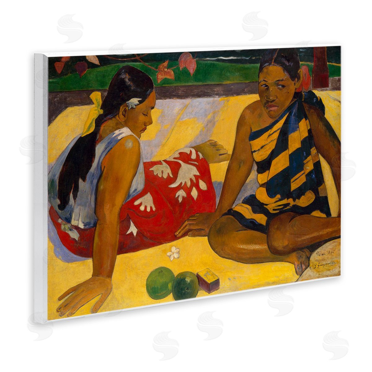 What News Classical Painting Wood Plaque Wall Art, Home Decor by Paul Gauguin