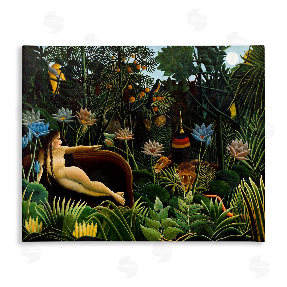 The Dream Classical Painting Canvas Wall Art, Home Decor by Henri Rousseau