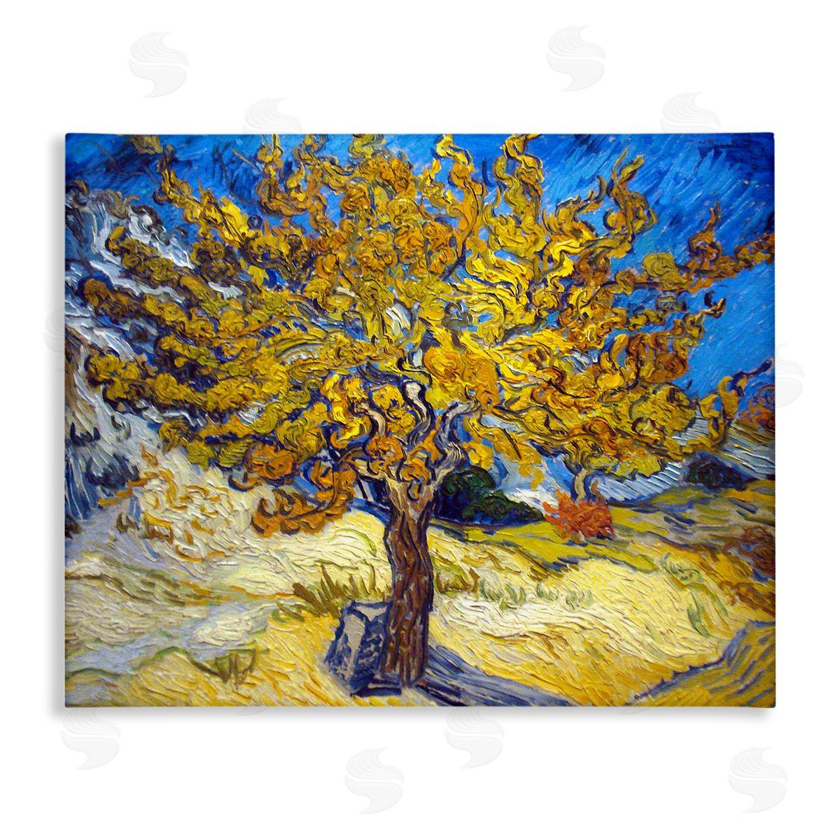 The Mulberry Tree Classical Painting Canvas Wall Art, Home Decor by Vincent Van Gogh