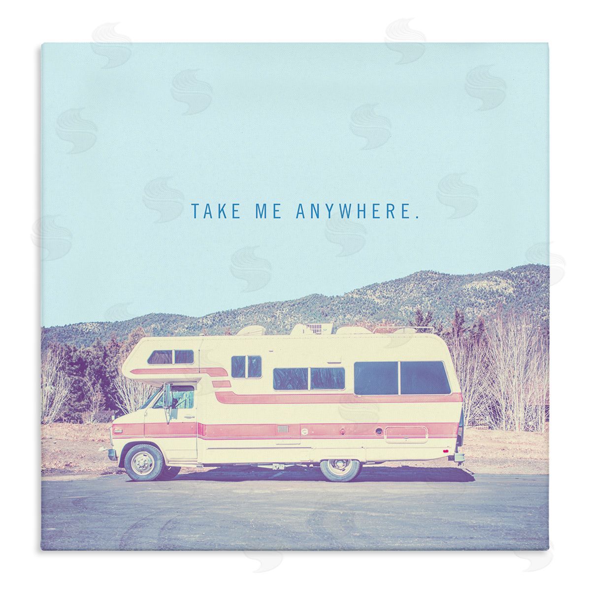 Take Me Anywhere Family Camper Canvas Wall Art, Home Decor by Thomas Brown
