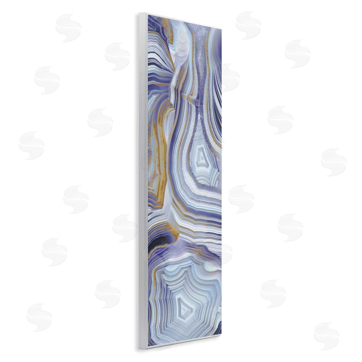 Agate Crystal Pattern Abstract Wood Plaque Wall Art, Home Decor by Danielle Carson