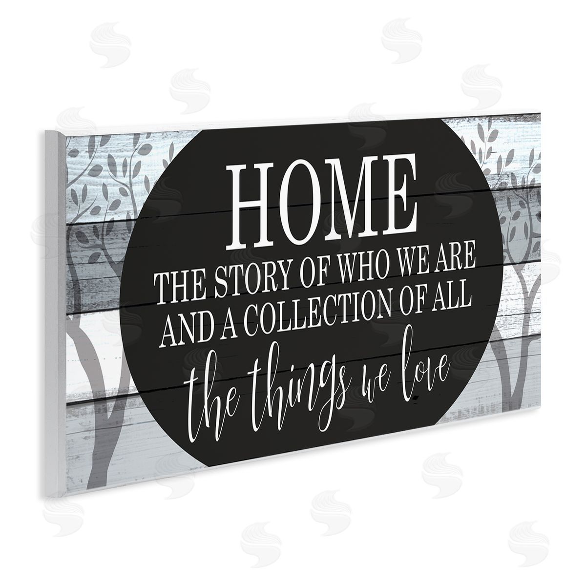 Story of Home Tree Pattern Wood Plaque Wall Art, Home Decor by Kim Allen