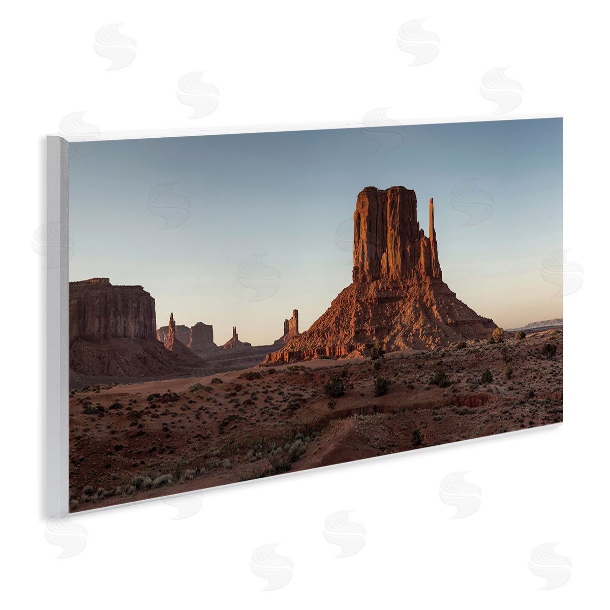 Dessert Landscape Canyon Sky Wood Plaque Wall Art, Home Decor by Andre Eichman