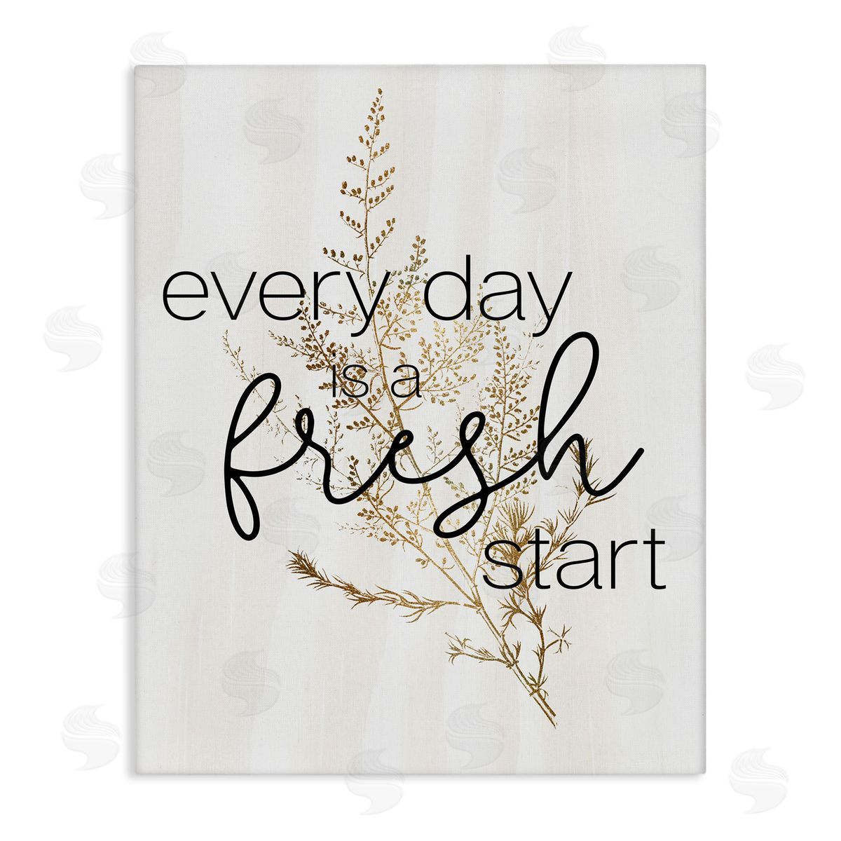 Everyday Fresh Start Botanical Canvas Wall Art, Home Decor by Stupell Studio