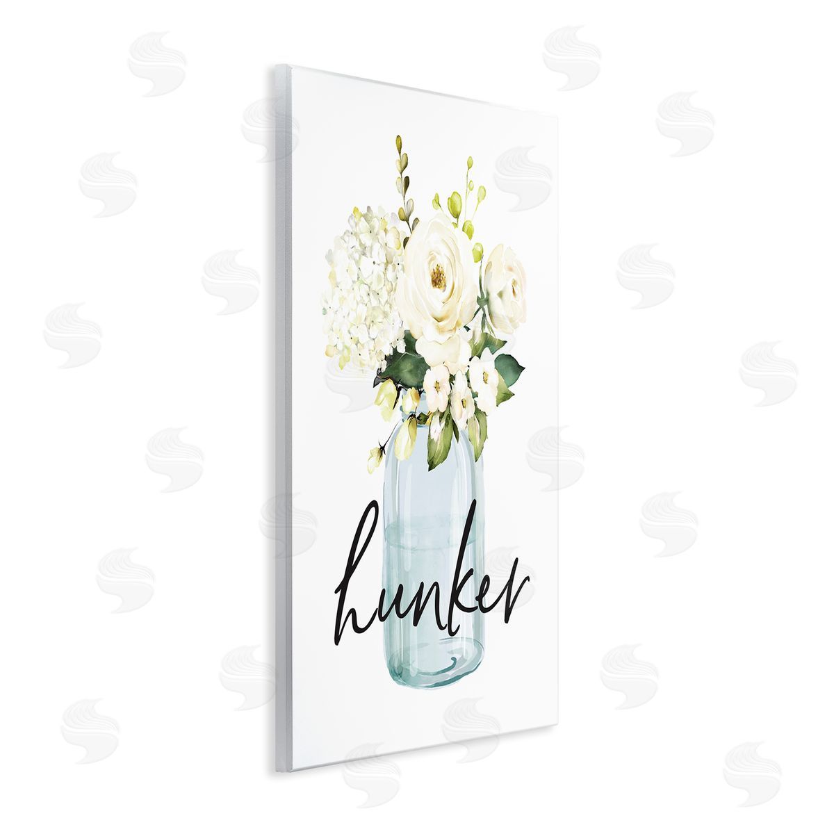 Hunker Spring Floral Bouquet Wood Plaque Wall Art, Home Decor by Lettered and Lined