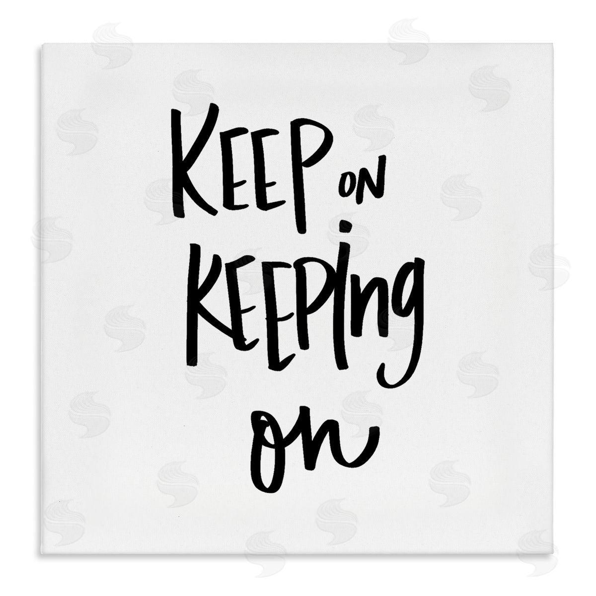 Keep on Keeping On Quote Canvas Wall Art, Home Decor by Sd Graphics Studio