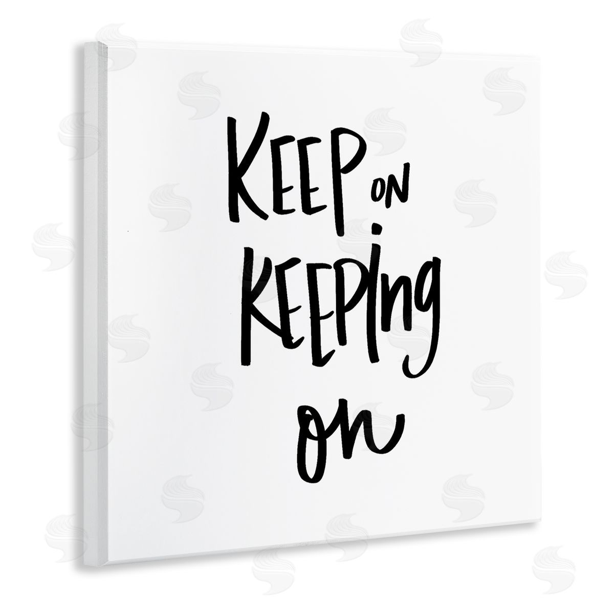 Keep on Keeping On Quote Wood Plaque Wall Art, Home Decor by Sd Graphics Studio