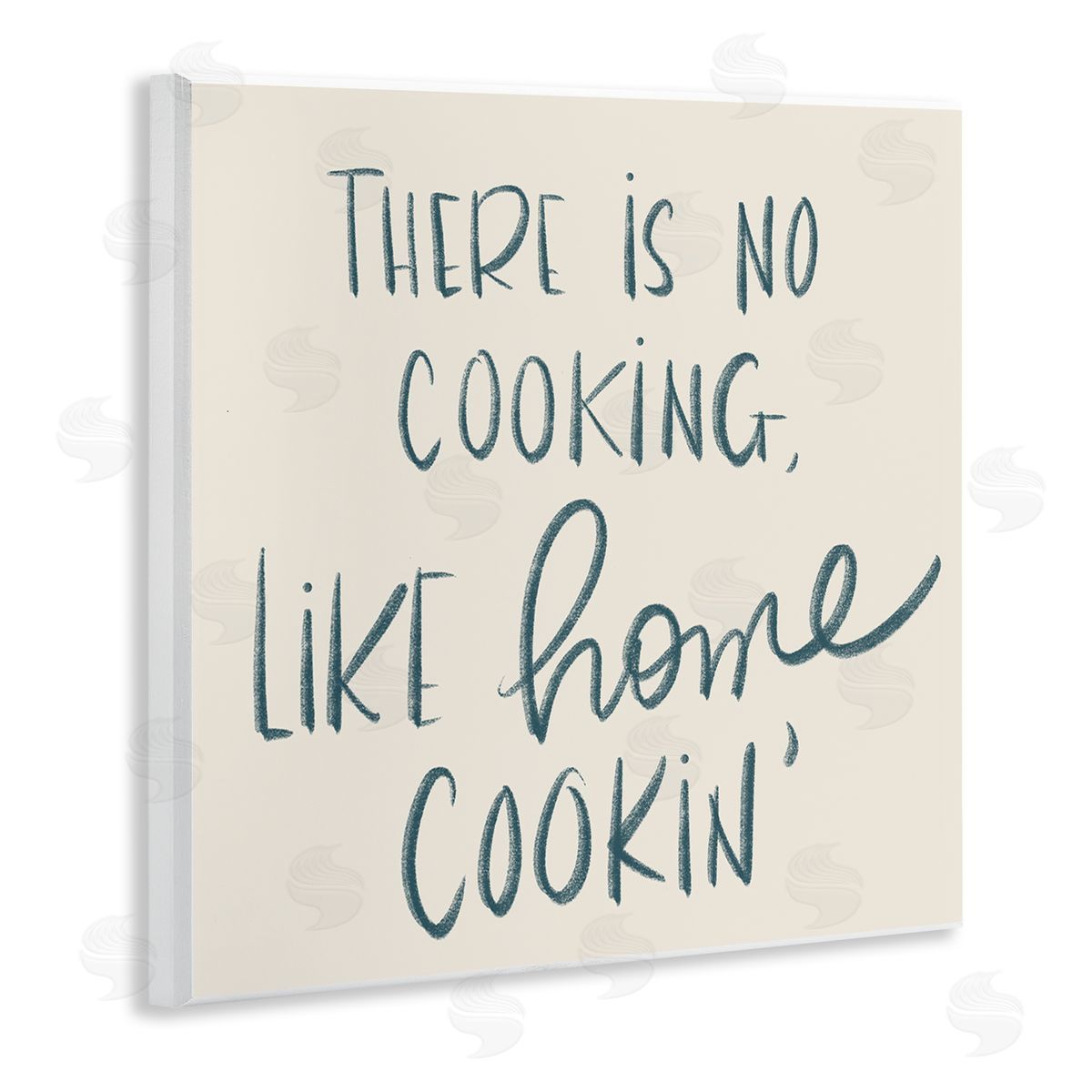 No Cooking Like Home Cookin' Wood Plaque Wall Art, Home Decor by Sd Graphics Studio
