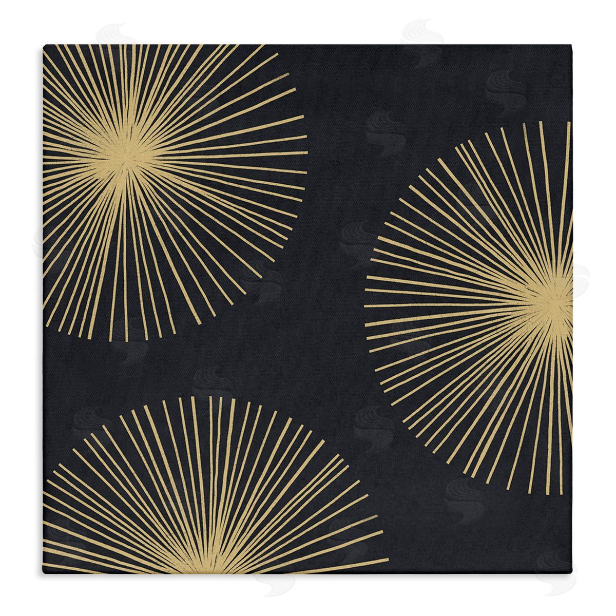 Abstract Round Star Shapes Canvas Wall Art, Home Decor by Emma Caroline