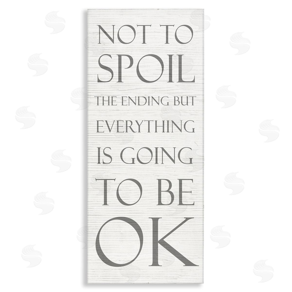 Going to be Ok Spoiler Canvas Wall Art, Home Decor by Stupell Studio
