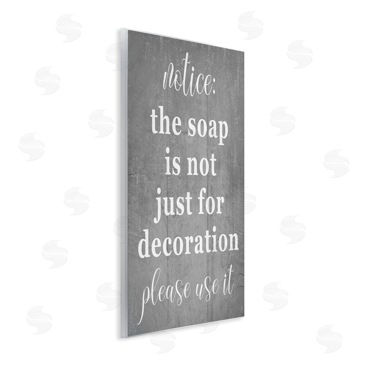 Soap is Not for Decoration Wood Plaque Wall Art, Home Decor by Stupell Studio