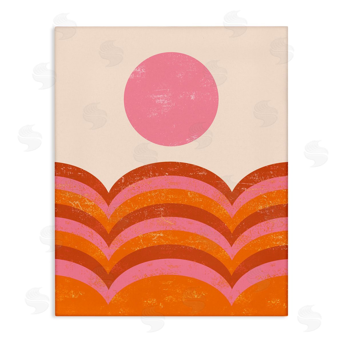 Abstract Sunset Arch Landscape Canvas Wall Art, Home Decor by Stupell Studio