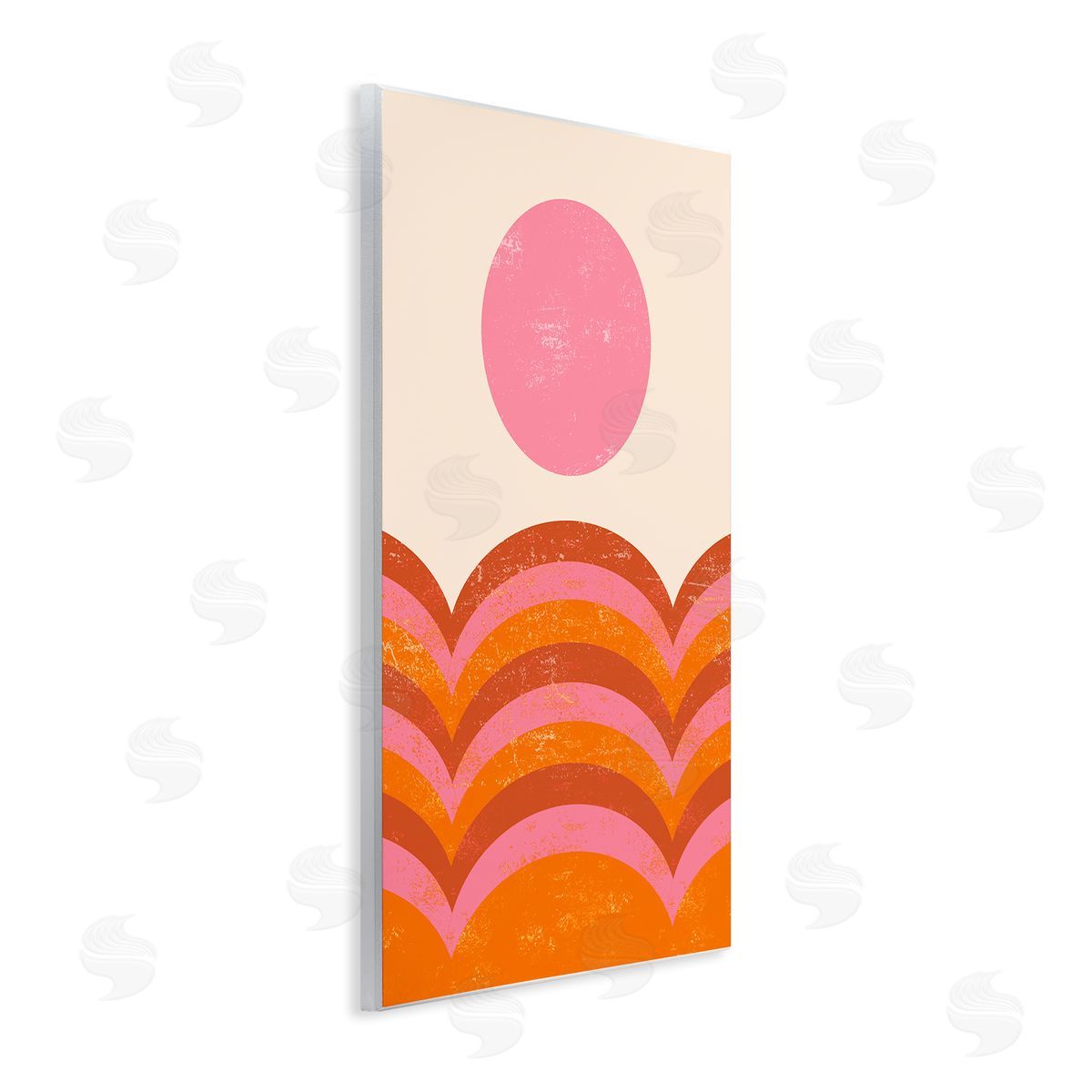 Abstract Sunset Arch Landscape Wood Plaque Wall Art, Home Decor by Stupell Studio