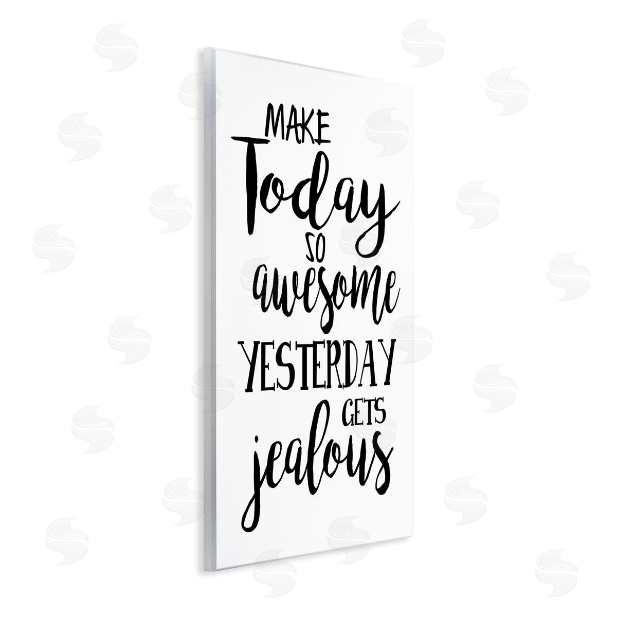 Today Awesome & Tomorrow Jealous Wood Plaque Wall Art, Home Decor by Ashley Calhoun
