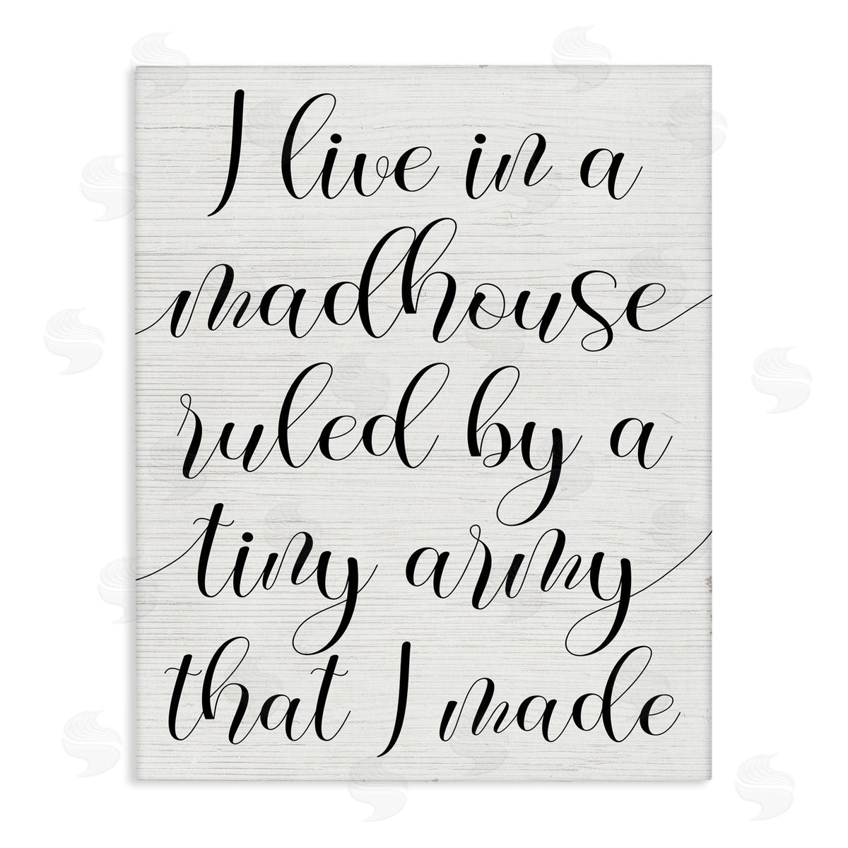Madhouse Ruled by Children Canvas Wall Art, Home Decor by Stupell Studio