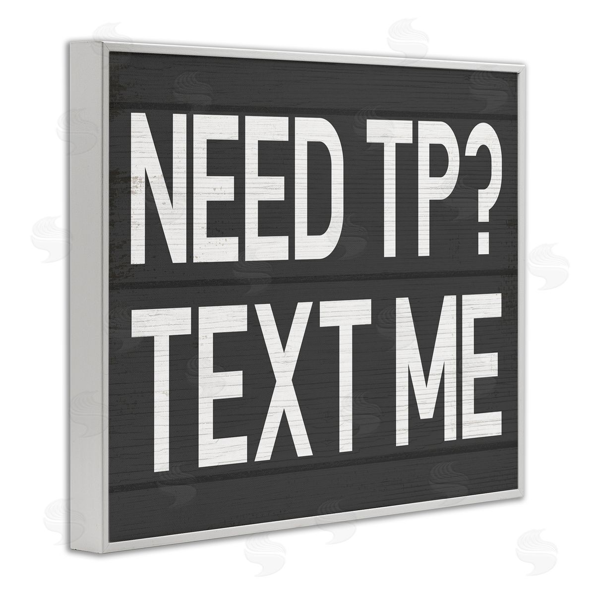 Need TP? Text Me White Frame Print Wall Art, Home Decor by Stupell Studio