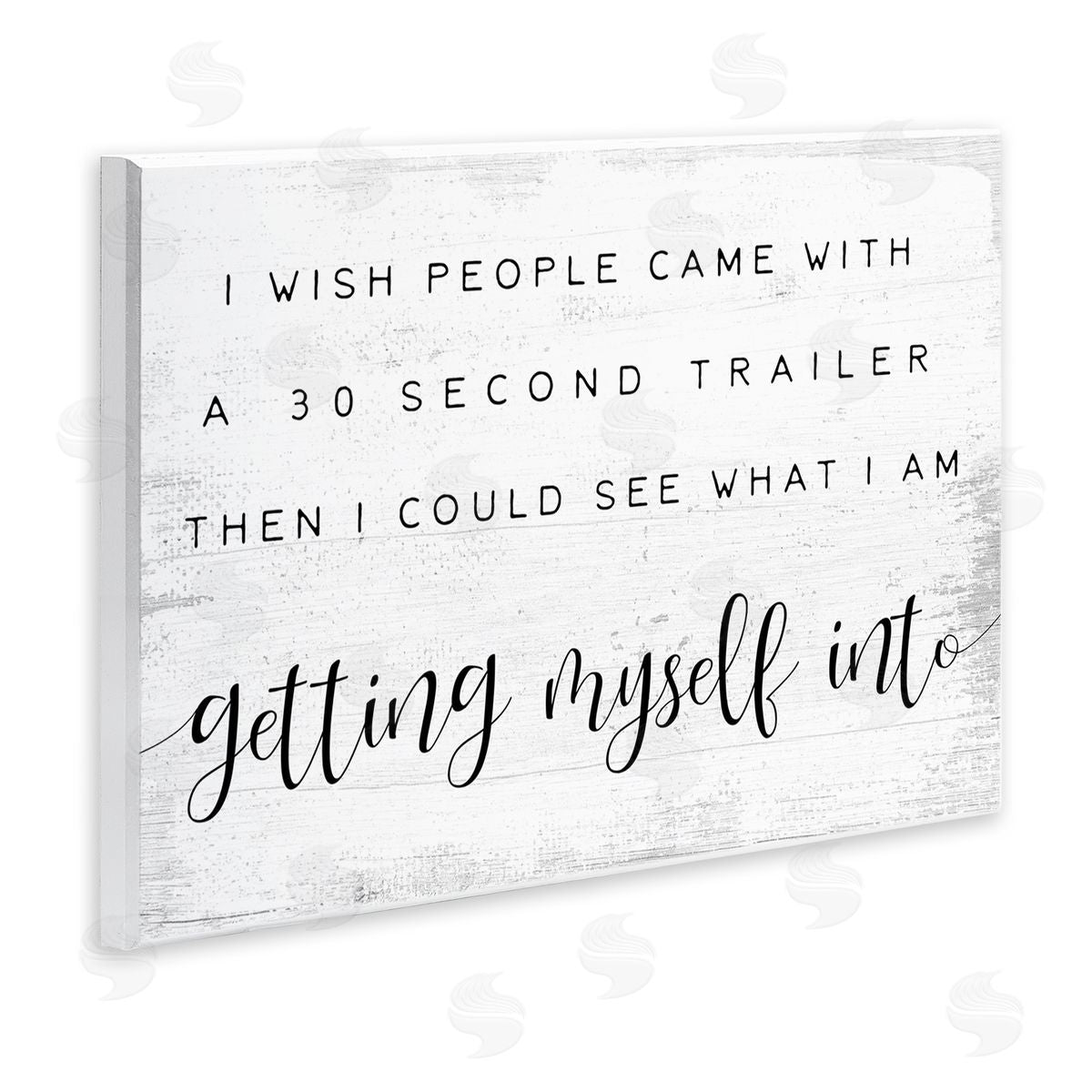 People had 30 Second Trailer Wood Plaque Wall Art, Home Decor by Stupell Studio