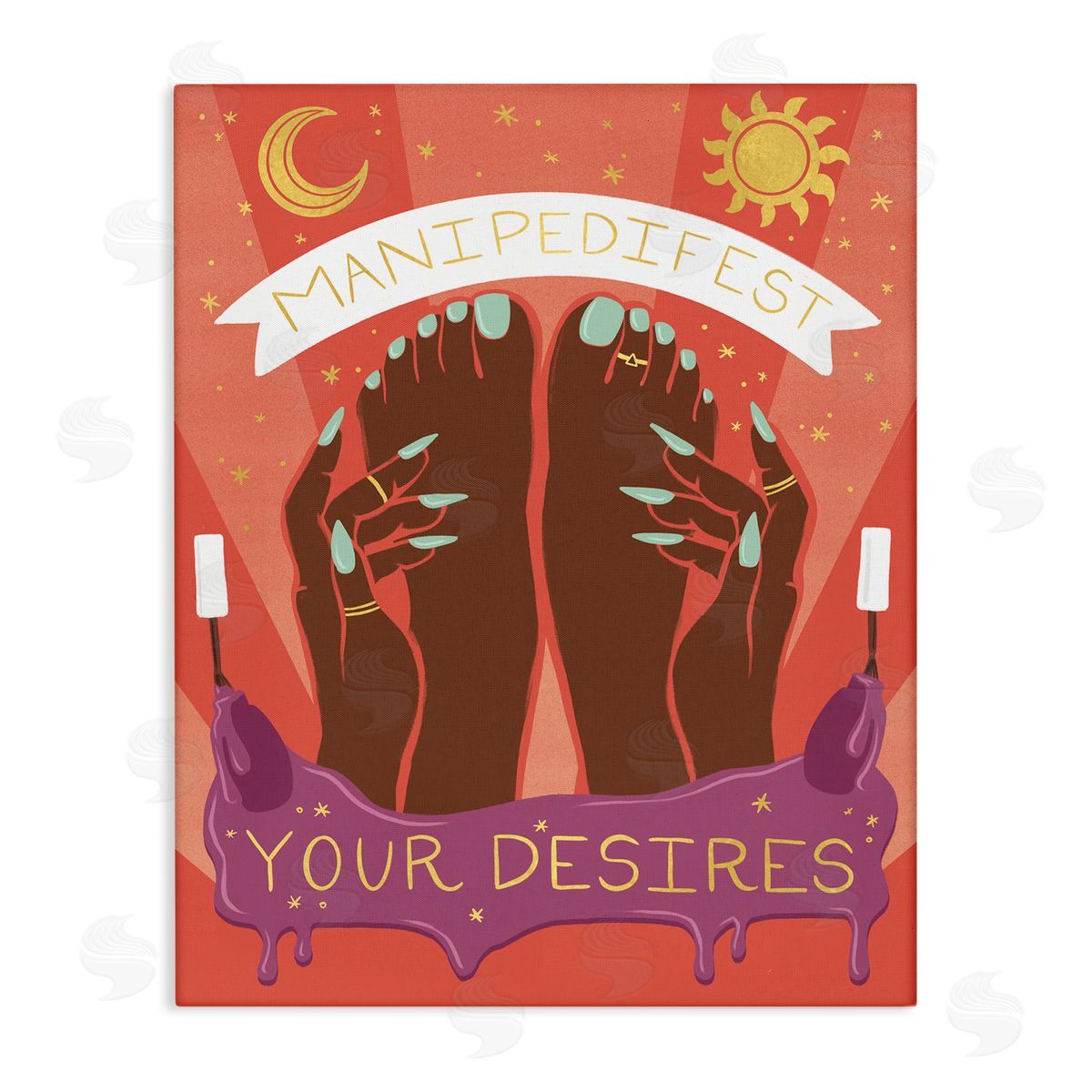 Manipedifest Your Desires Canvas Wall Art, Home Decor by Richelle Lynn Garn