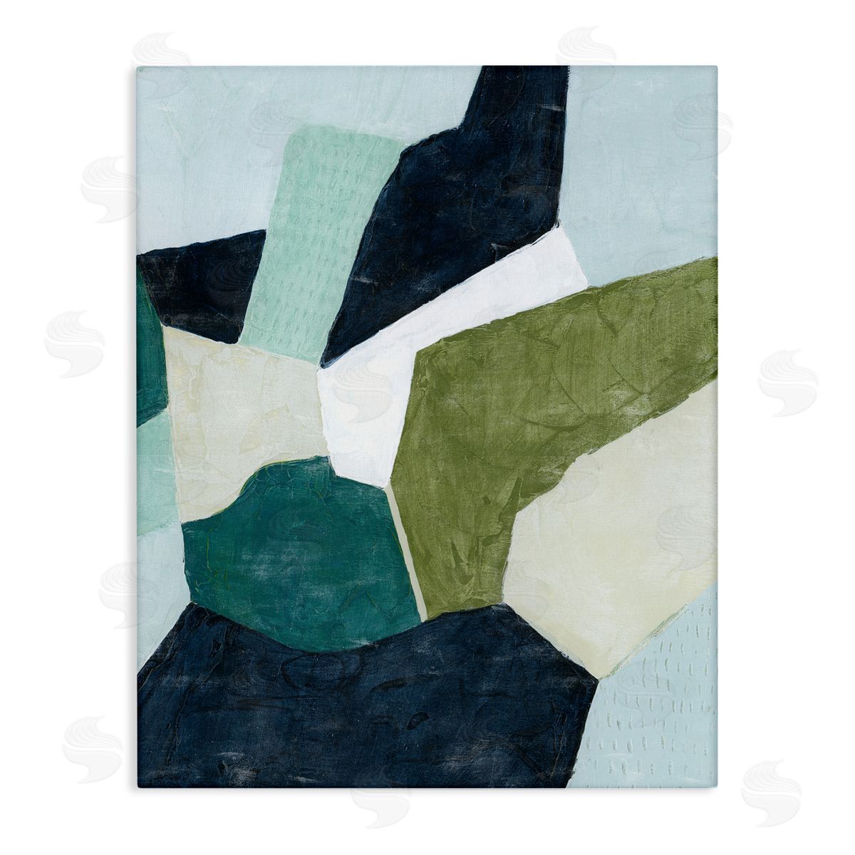 Dirty Martini Abstract Design Canvas Wall Art, Home Decor by Grace Popp