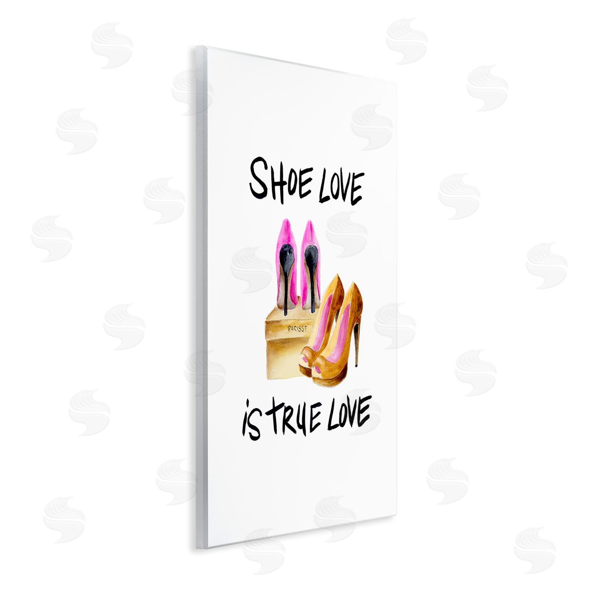 Regina Moore Shoe Love True Love Phrase Wall Plaque Art