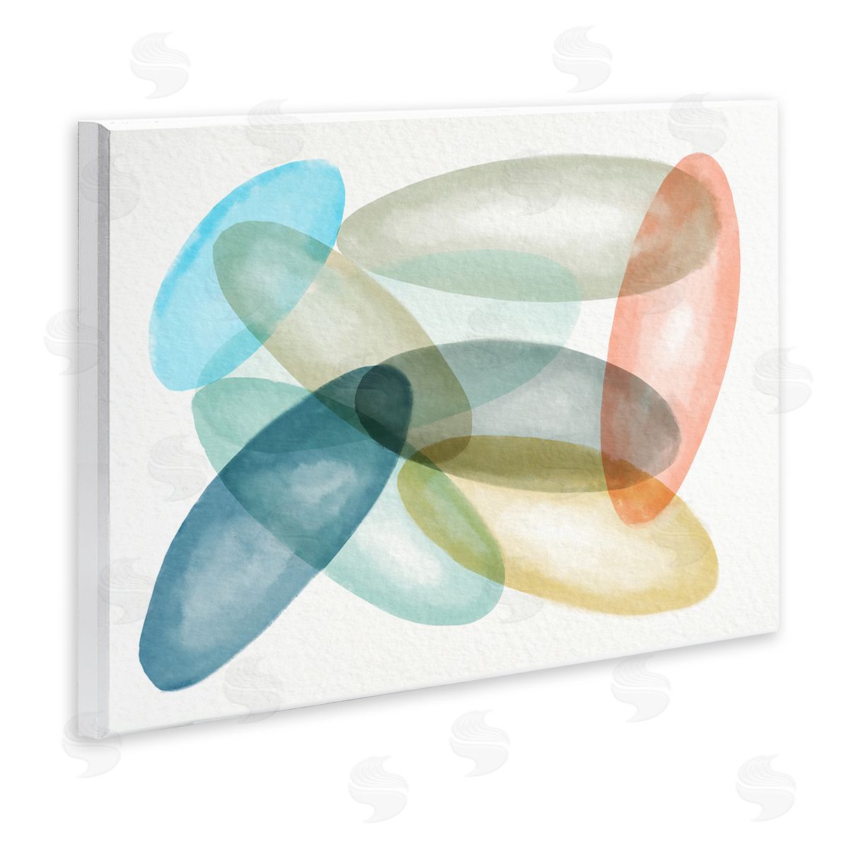 Stupell Studio Colorful Opaque Ovals Abstraction Wall Plaque Art