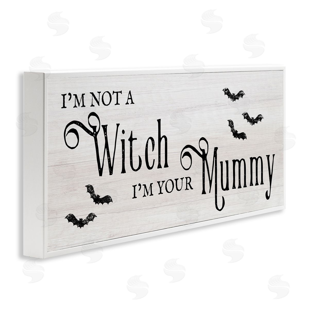 Stupell Studio Not A Witch, Your Mummy Phrase White Framed Giclee Wall Art