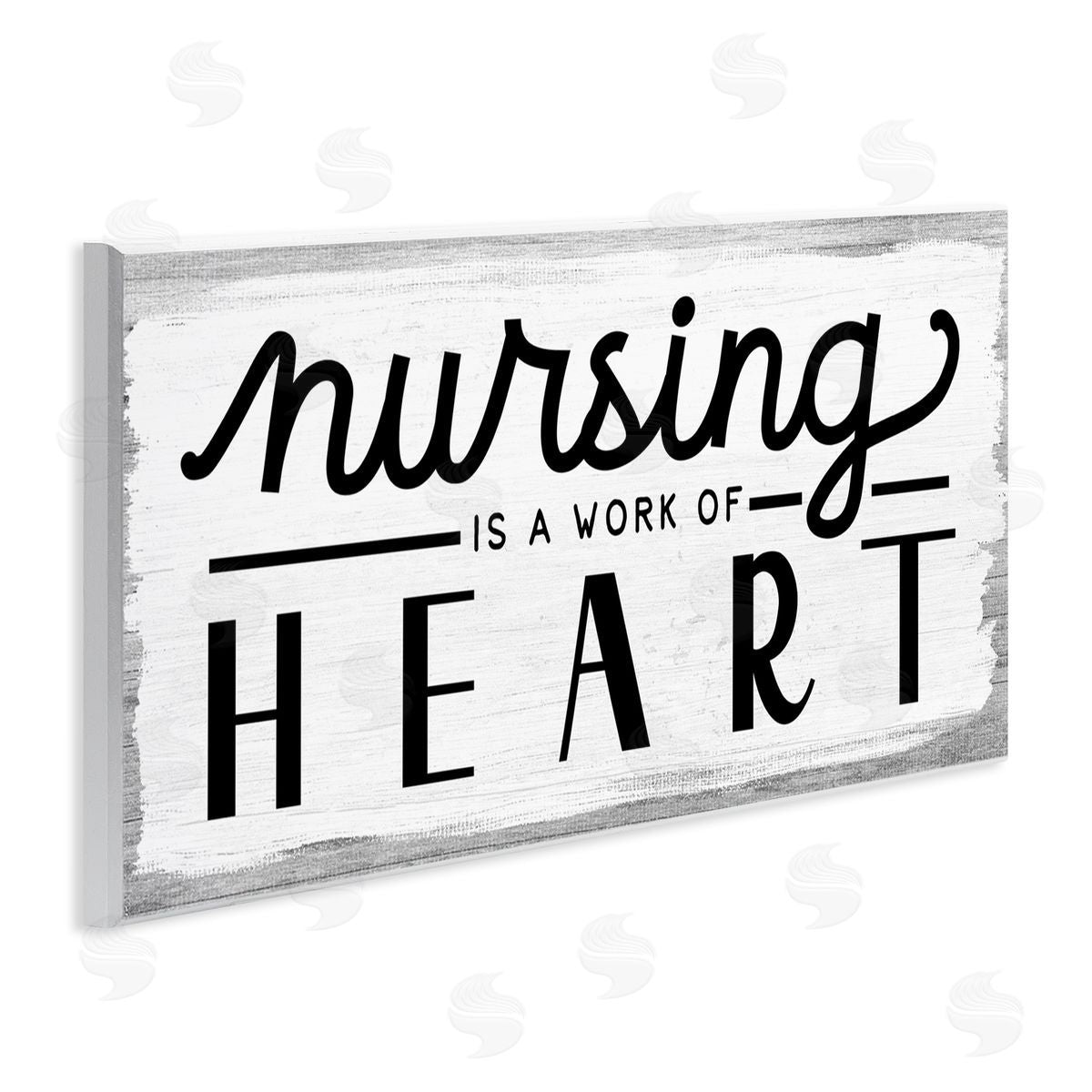 Stupell Studio Nursing Work of Heart Sign Wall Plaque Art