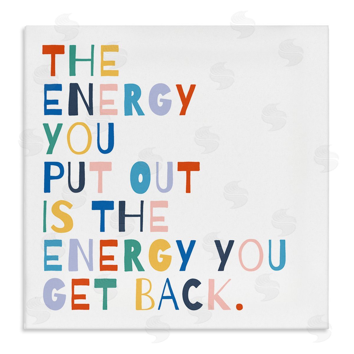Motivational Rainbow Phrase Canvas Wall Art, Home Decor by Moira Hershey