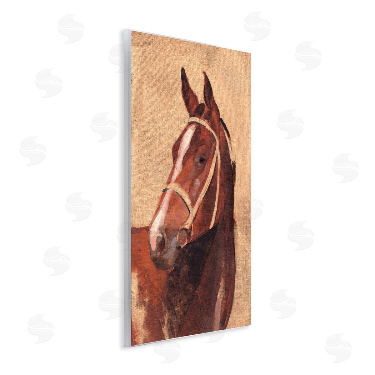 Jacob Green Southwestern Vintage Horse Portrait Wall Plaque Art