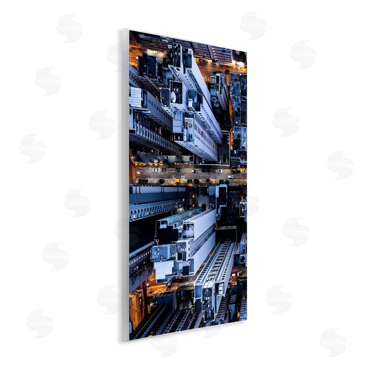 PhotoINC. Studio City Lights Buildings from Above Wall Plaque Art