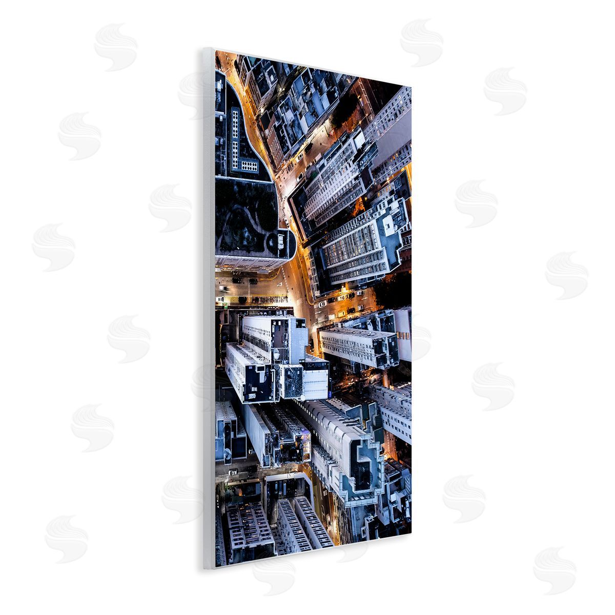 PhotoINC. Studio City Streets Aerial Building Architecture Wall Plaque Art