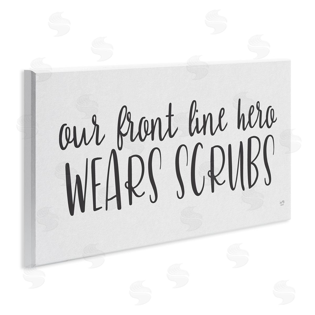 Lux + Me Designs Heroes Wear Scrubs Healthcare Appreciation Wall Plaque Art