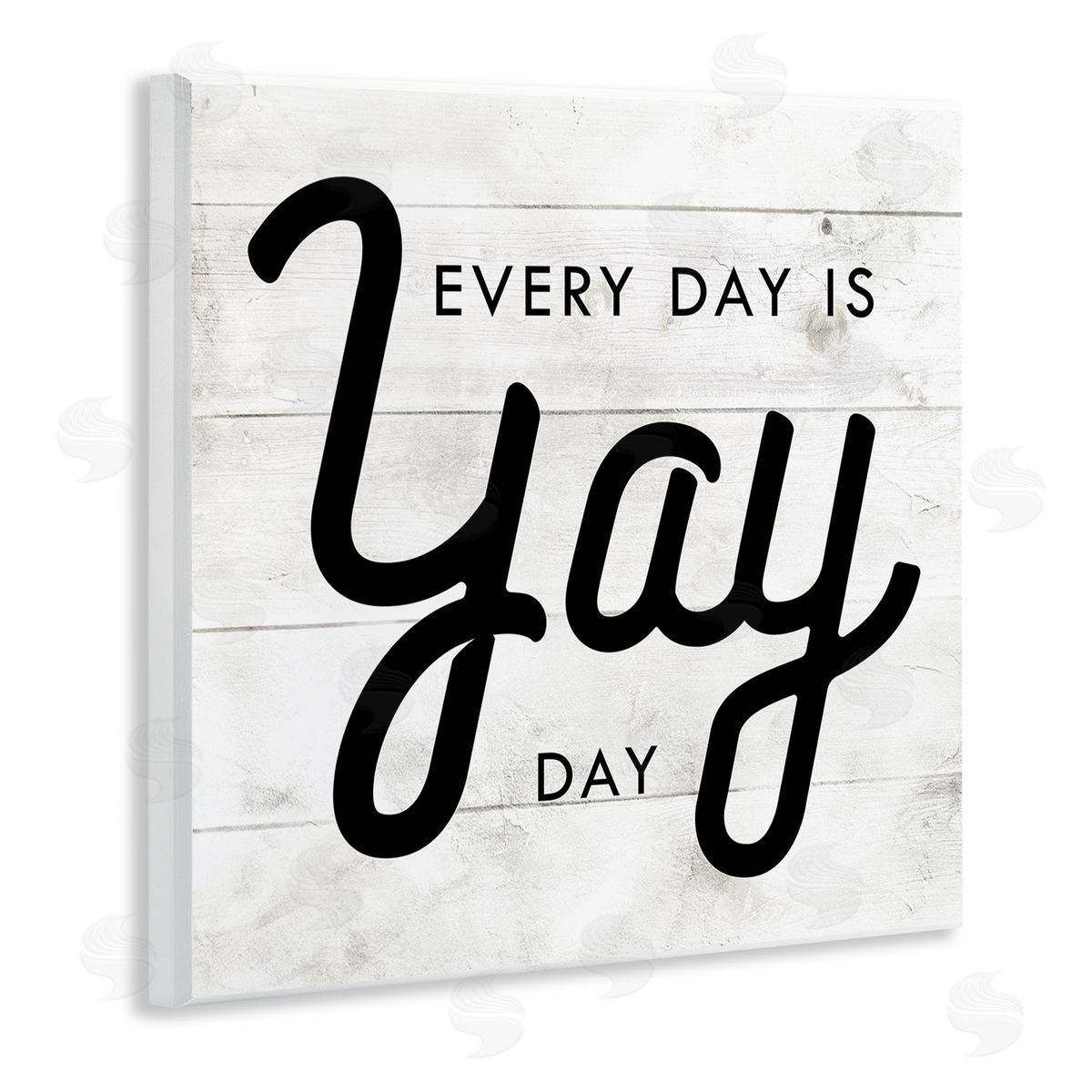 Stupell Studio Everyday Yay Day Rustic Wall Plaque Art