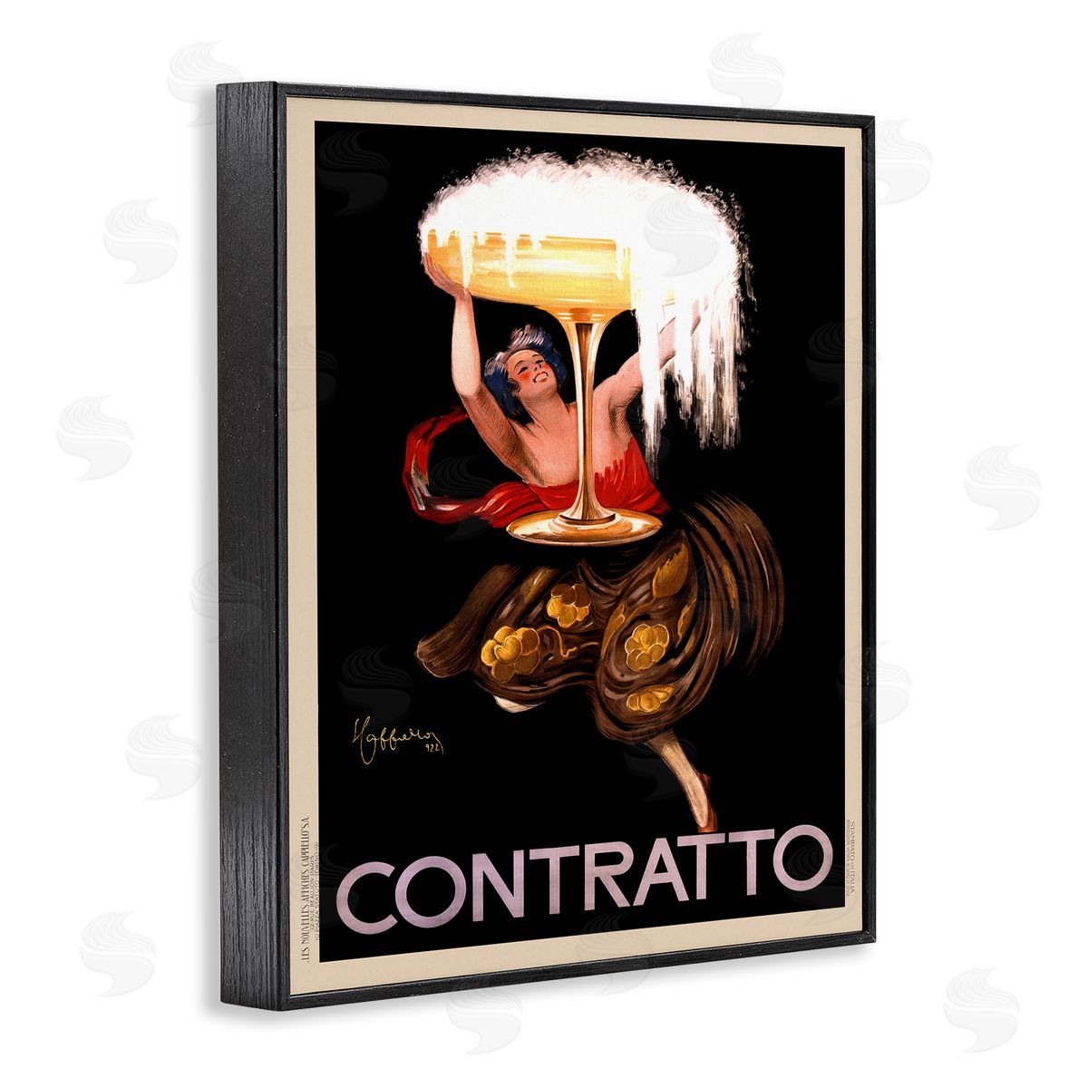 Anonymous Vintage Vermouth Cocktail Advertisement Black Framed Giclee Wall Art