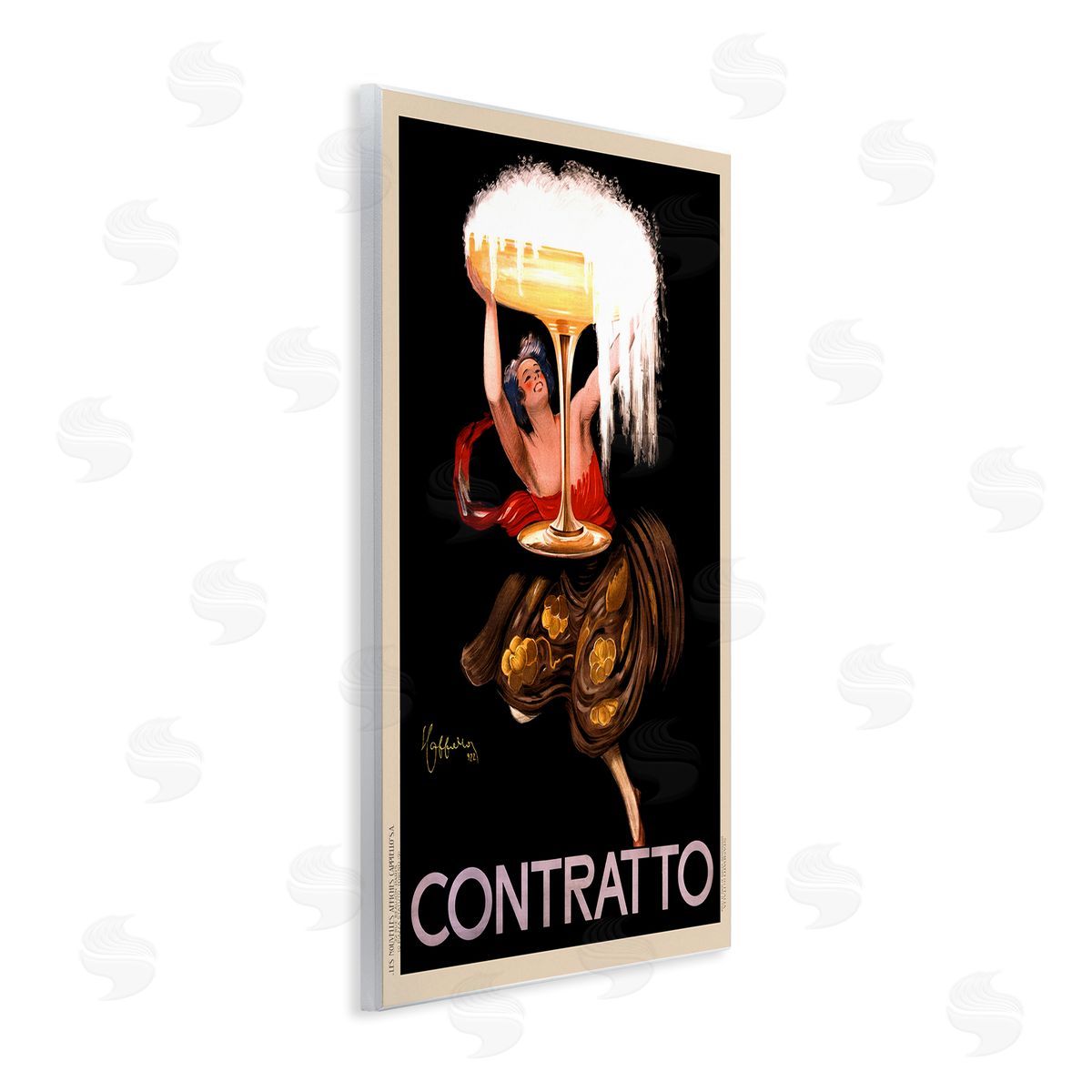 Anonymous Vintage Vermouth Cocktail Advertisement Wall Plaque Art