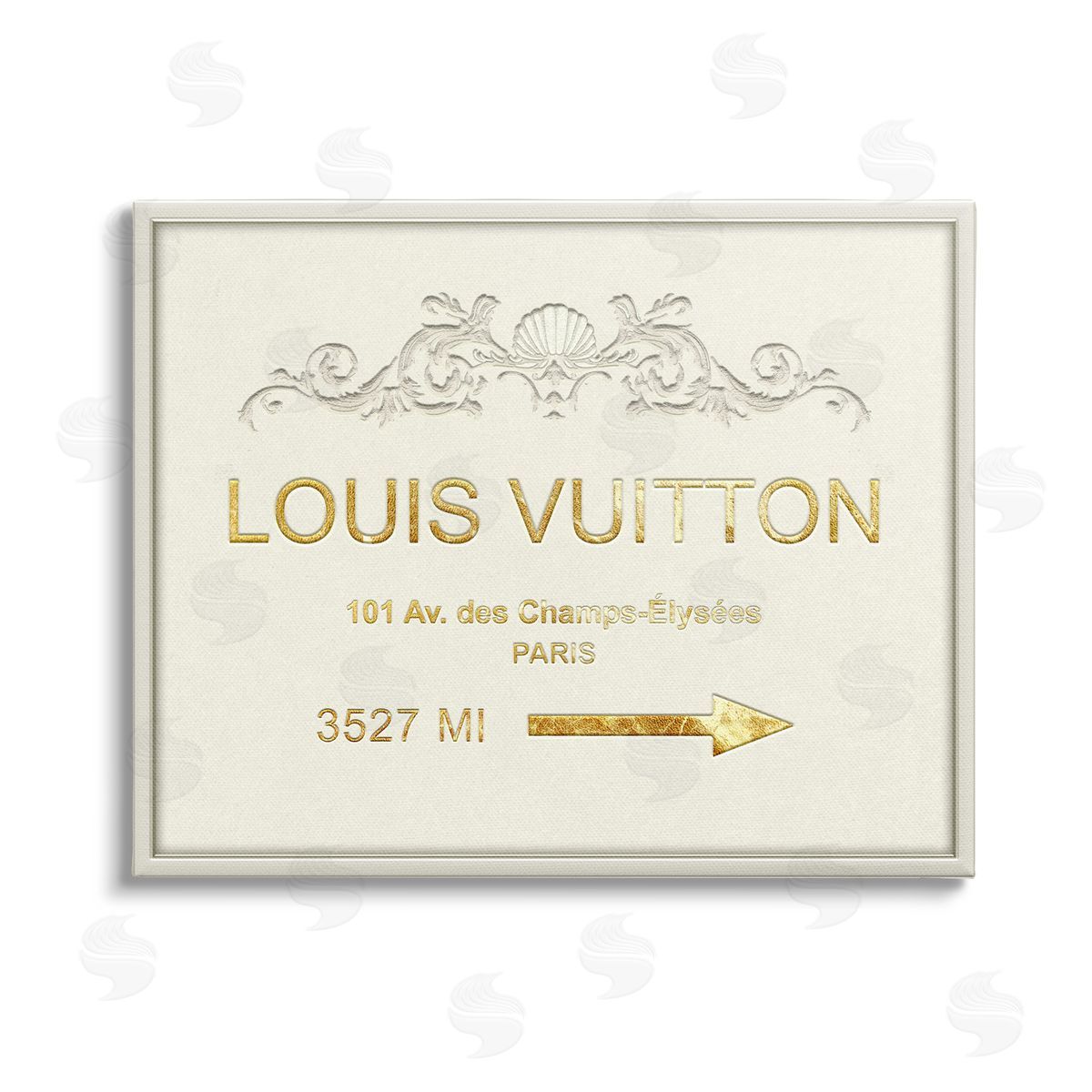 Ziwei Li Elegant Fashion Sign Distance from NYC Canvas Wall Art