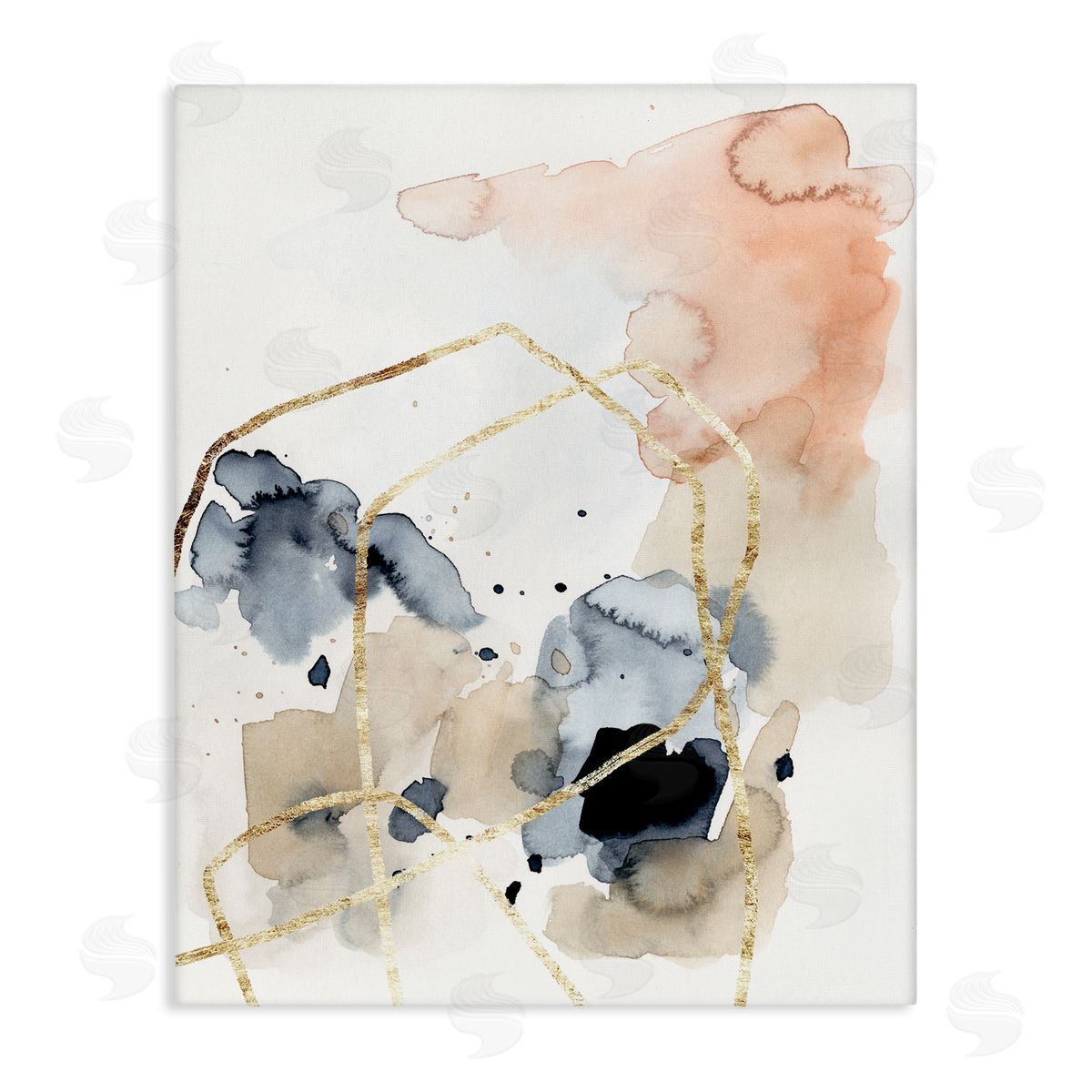Victoria Barnes Abstracted Musical Beats Boho Inspired Design Canvas Wall Art