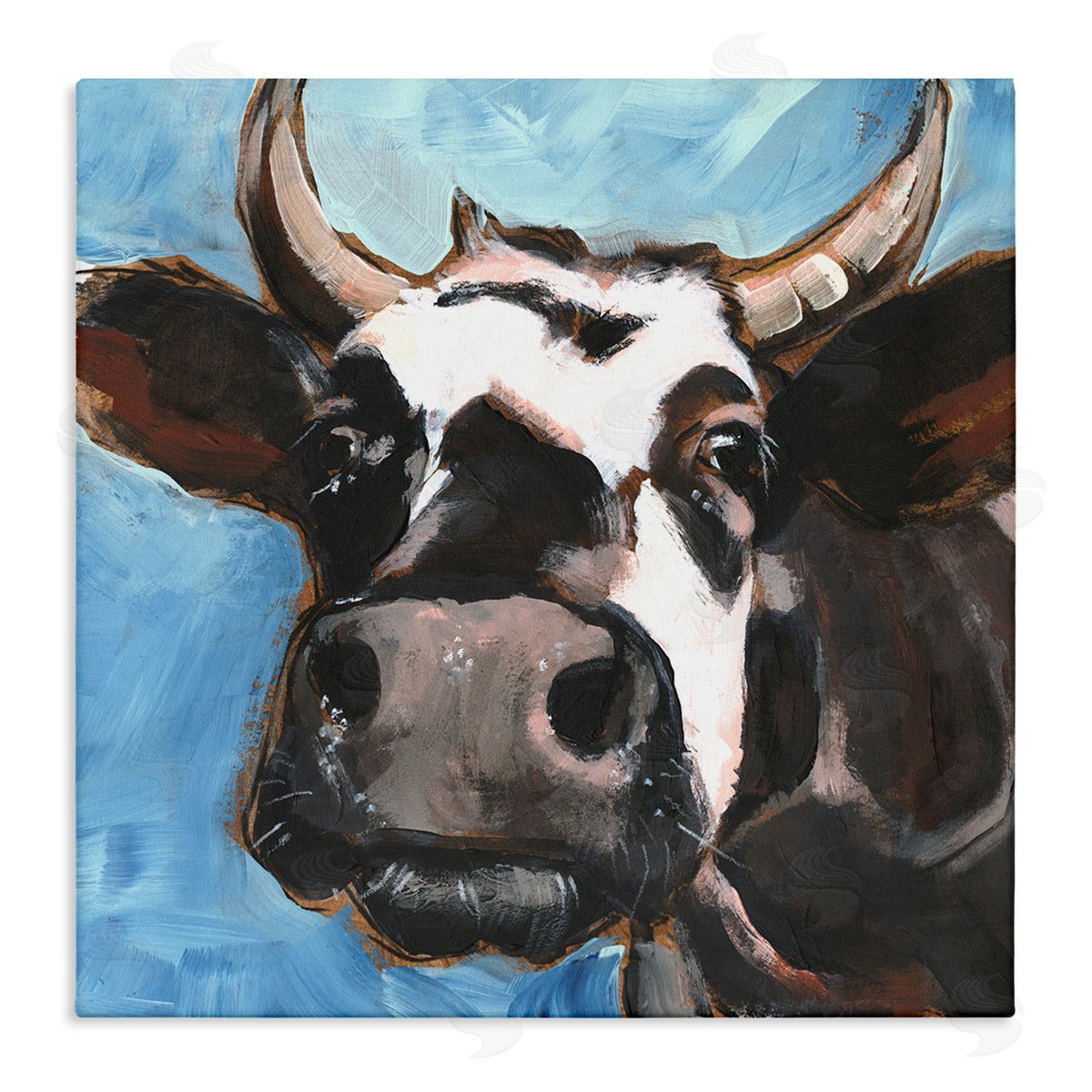 Jennifer Paxton Parker Farm Cattle Close Up Countryside Animal Portrait Canvas Wall Art