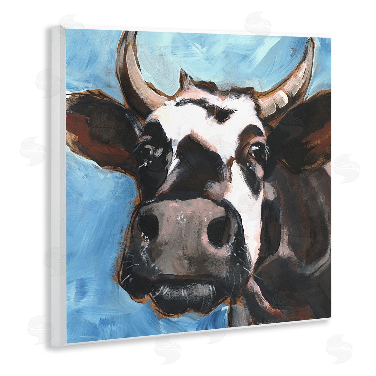 Jennifer Paxton Parker Farm Cattle Close Up Countryside Animal Portrait Wall Plaque Art