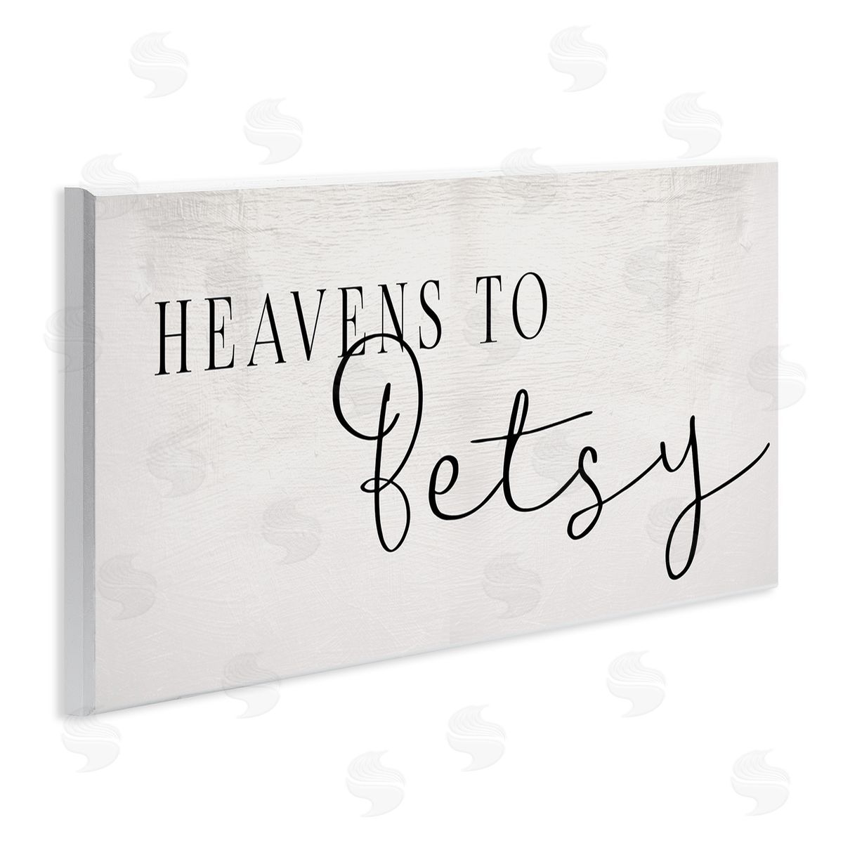 Stupell Studio Heavens to Betsy Phrase Charming Southern Typography Wall Plaque Art