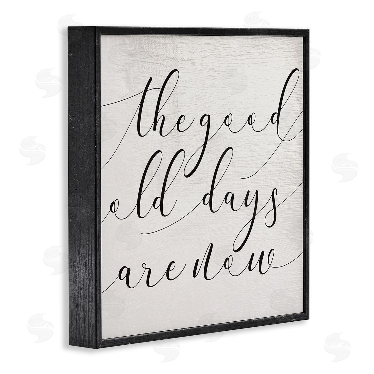 Stupell Studio Good Old Days Are Now Phrase Home Memories Design Black Framed Giclee Wall Art