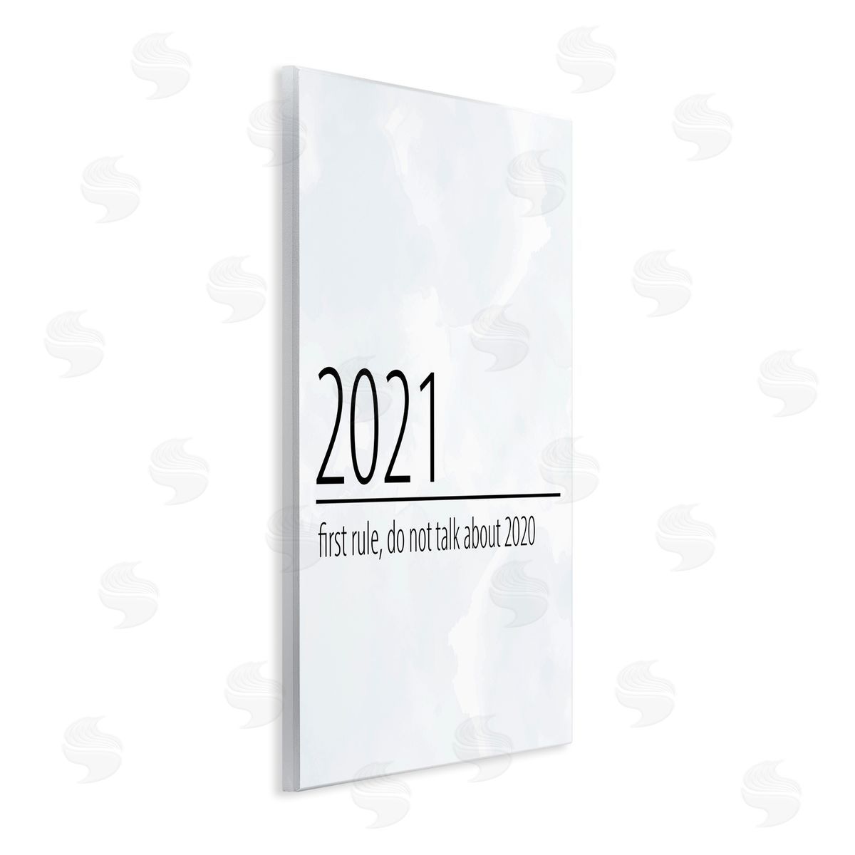 Kim Allen Don�t Talk About 2020 New Year Sign Wall Plaque Art