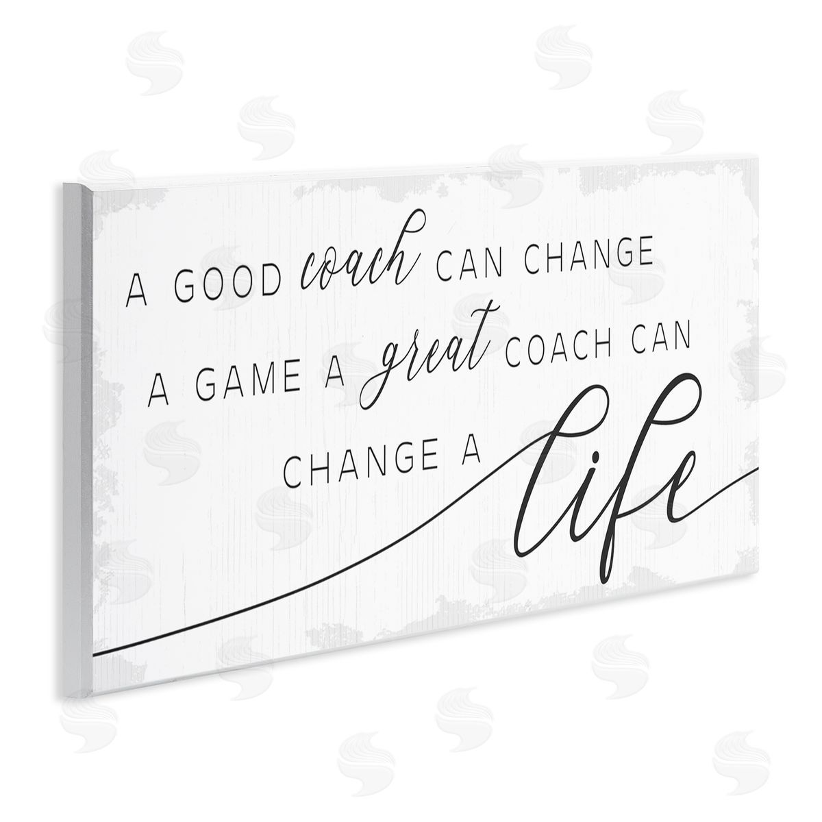 Stupell Studio Good Coach or Great Coach Phrase Sports Member Appreciation Wall Plaque Art