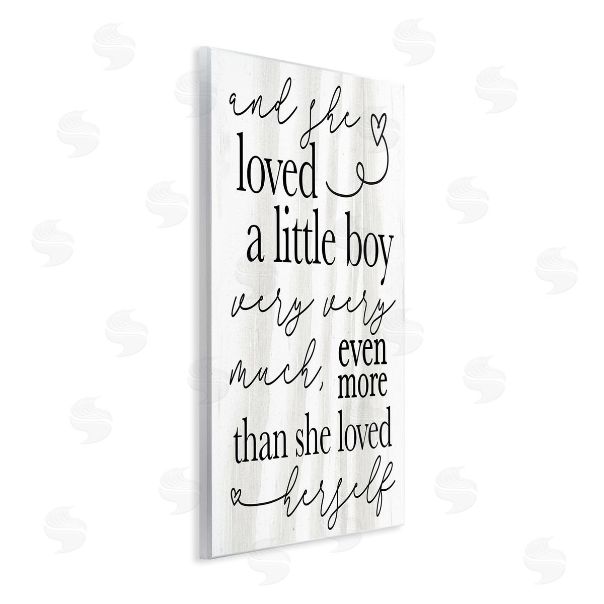Stupell Studio Loved A Little Boy Phrase Family Home Sentiments Wall Plaque Art