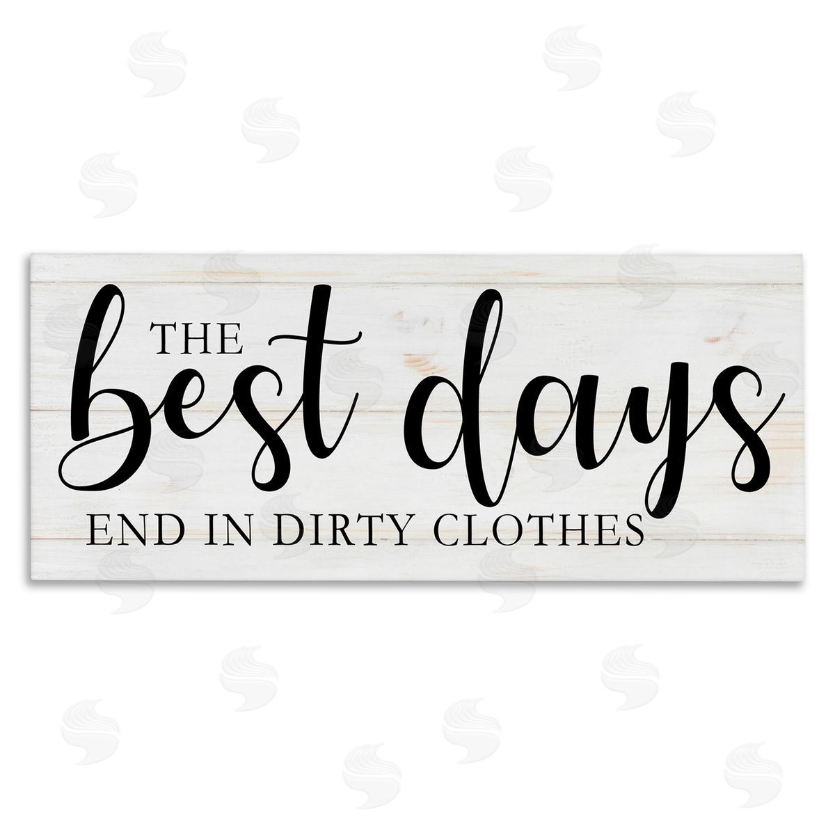 Victoria Brown Best Days end in Dirtiest Clothes Laundry Sign Canvas Wall Art